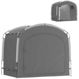 Abri vélo portable imperméable 210D — Gris foncé