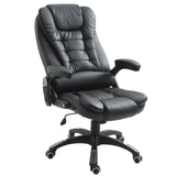 Chaise de bureau massante chauffante dossier haut inclinable