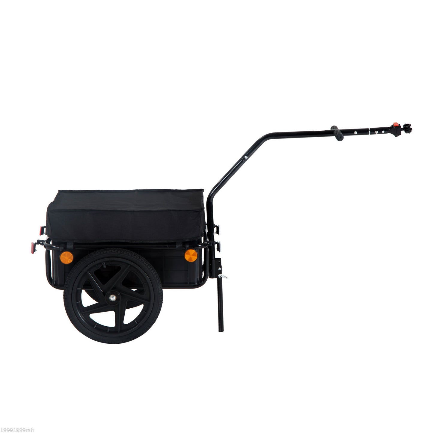 Remorque cargo vélo roues gonflables grande capacité