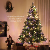 Sapin de Noël artificiel prééclairé DEL double couleur 6 pi