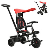 Tricycle évolutif 5-en-1 avec poignée parentale