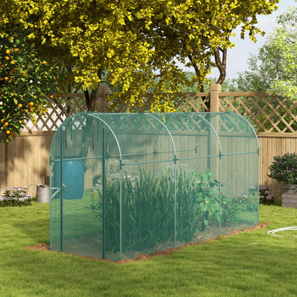 Cage de protection pour cultures avec porte zippée 122 x 244 cm