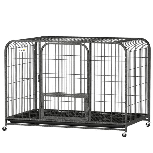 Caisse pour chien robuste en métal 123 x 77 x 88 cm