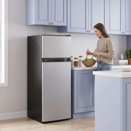 Mini-réfrigérateur compact avec congélateur double zone 218 L