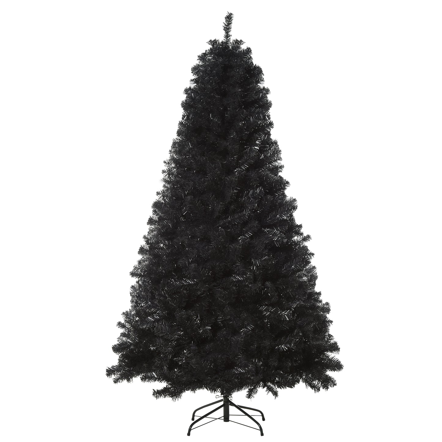 Sapin de Noël artificiel 6 pi Douglas réaliste — noir