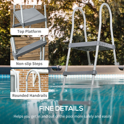 Échelle de piscine hors-terre 122 cm hauteur
