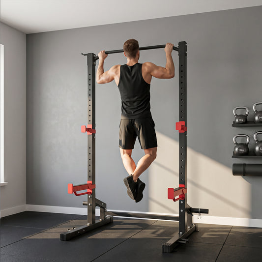Cage de musculation robuste pour entraînement à domicile