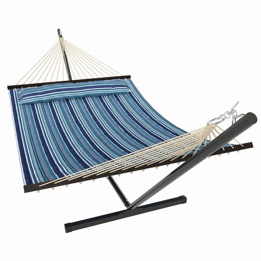 Hamac avec support en acier pour patio et camping
