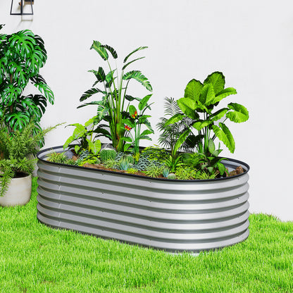 Bac de jardin surélevé galvanisé 152 x 76 x 61 cm