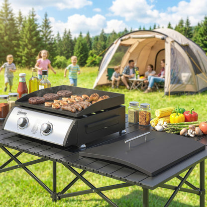 Barbecue à gaz portable 3 brûleurs de table