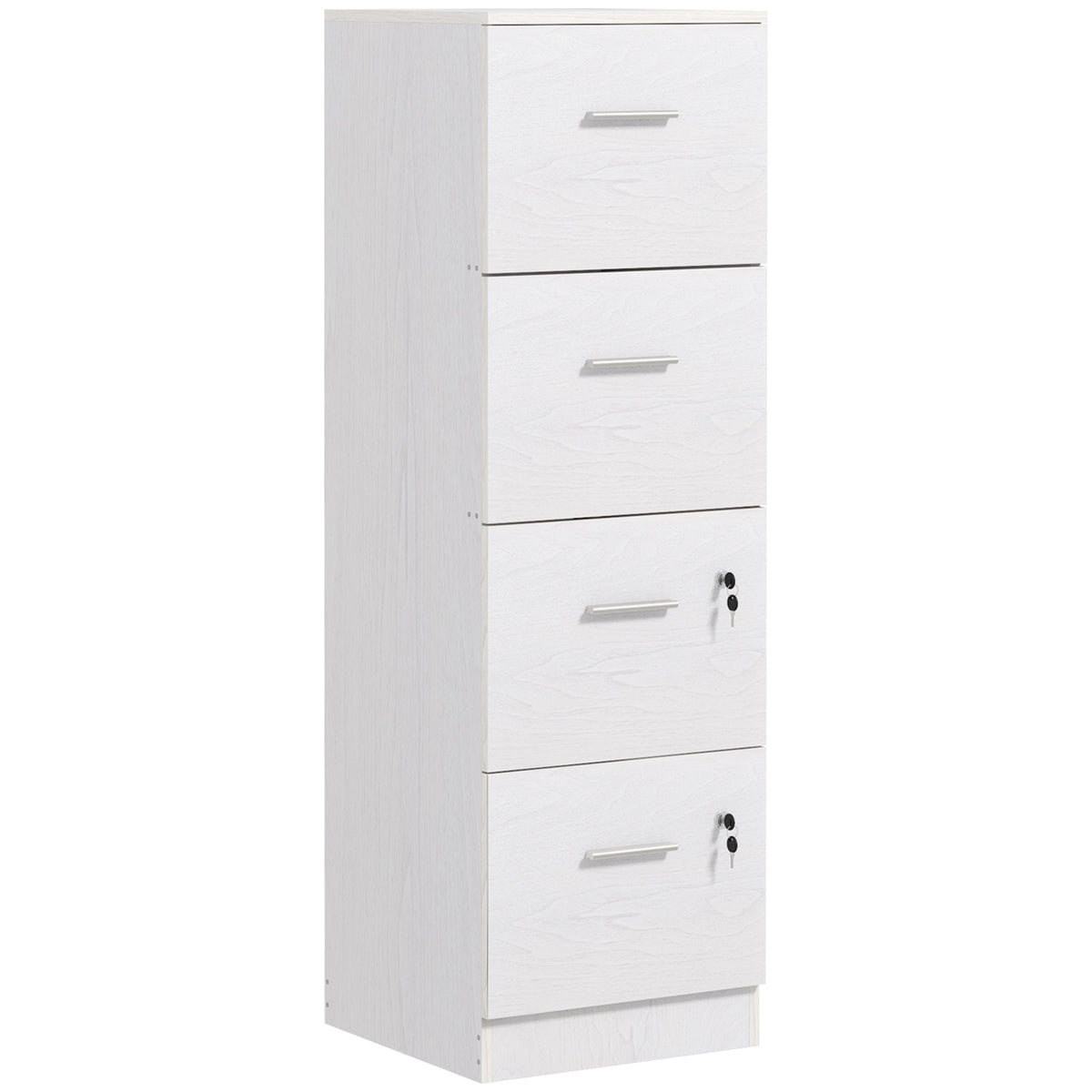 Classeur vertical de bureau verrouillable à quatre tiroirs