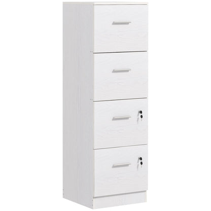 Classeur vertical de bureau verrouillable à quatre tiroirs