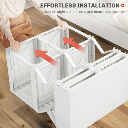 Armoire penderie pliable 5 compartiments