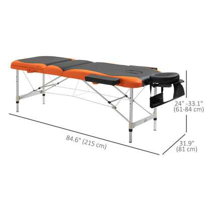 Table de massage professionnelle pliable en aluminium