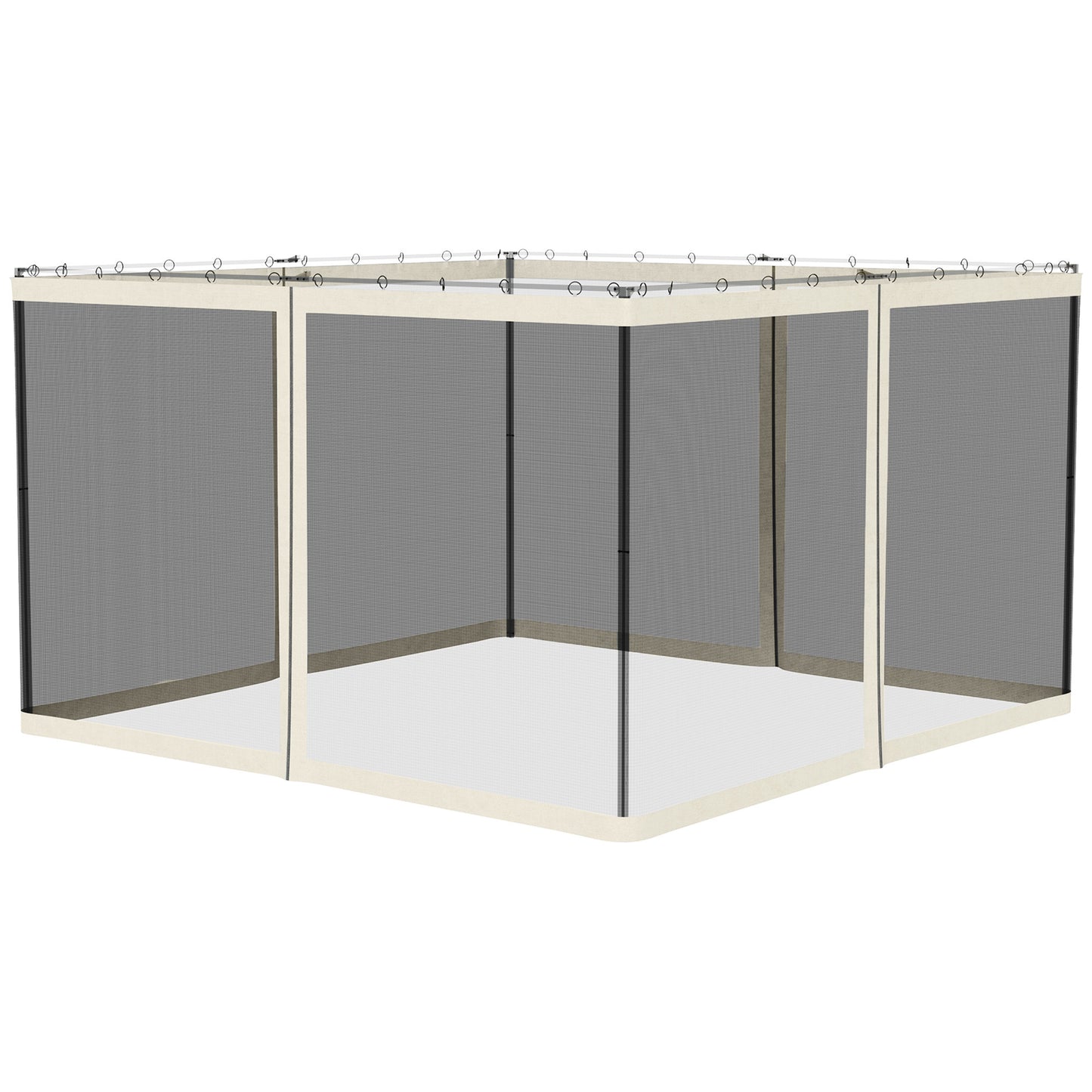 Moustiquaire de remplacement pour gazebo 3 x 3,6 m