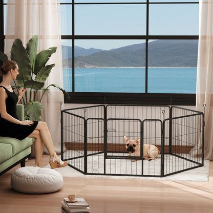 Parc pour chien robuste en acier modulable