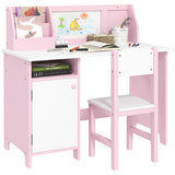 Ensemble bureau et chaise pour enfants avec tableau — Lot de 2