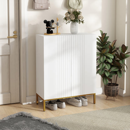 Meuble à chaussures de rangement avec étagères réglables