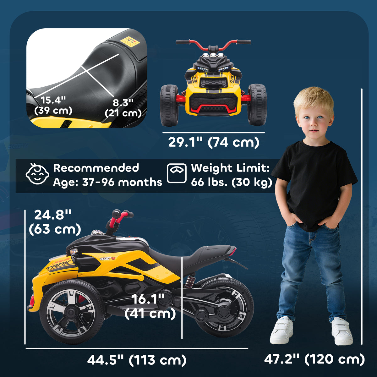 VTT électrique pour enfants