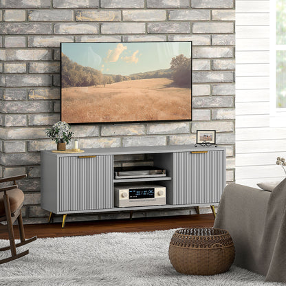 Meuble télé moderne avec rangement 55 pouces