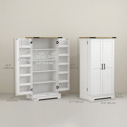 Armoire garde-manger style campagnard 5 niveaux