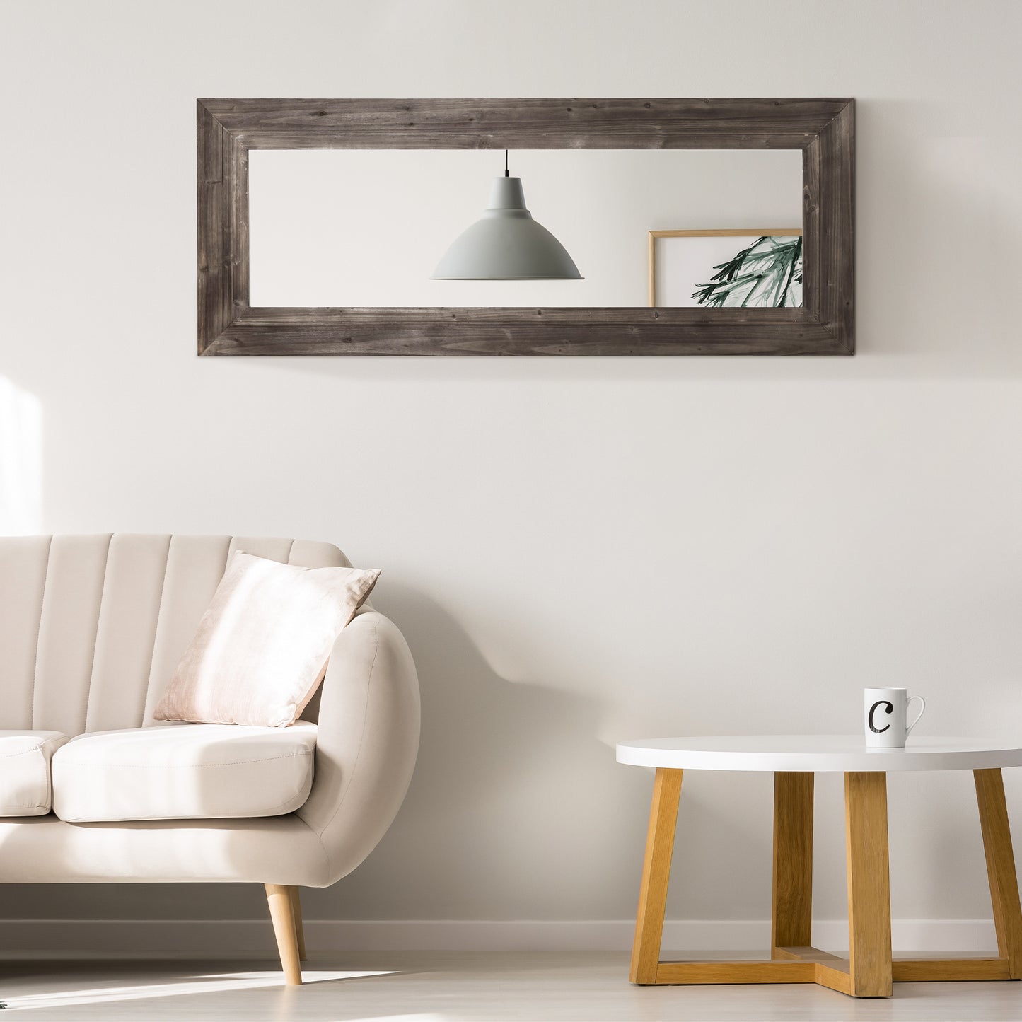 Miroir pleine longueur style fermier 150 x 60 cm