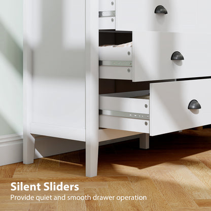 Commode moderne à six tiroirs pour chambre