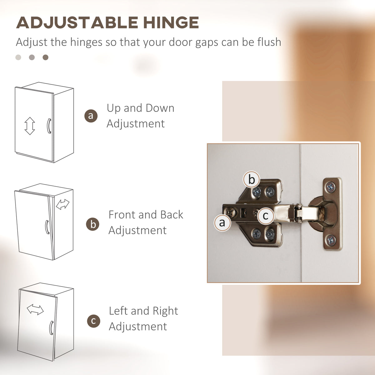 Armoire-garde-manger de cuisine 4 portes 6 tablettes