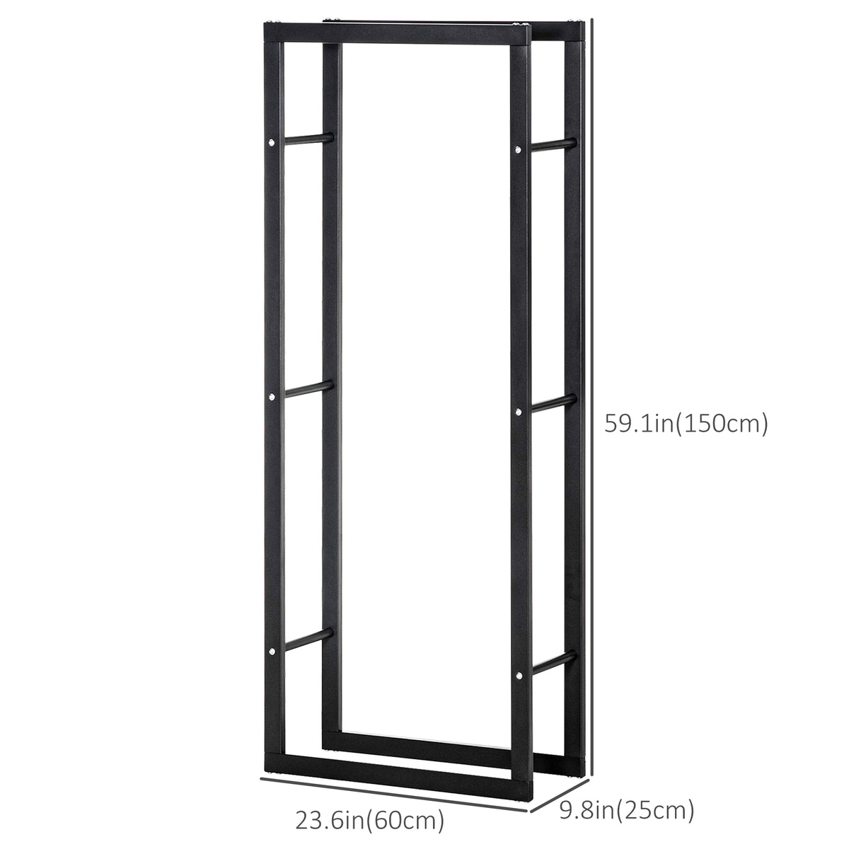 Râtelier à bois acier robuste 100 kg capacité
