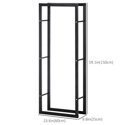 Râtelier à bois acier robuste 100 kg capacité