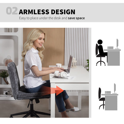 Chaise de bureau criss cross large sans accoudoirs réglable