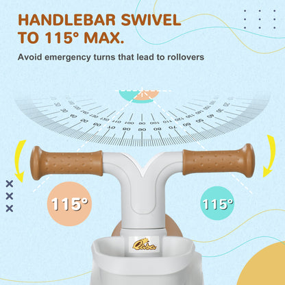 Vélo d'équilibre bébé avec panier amovible