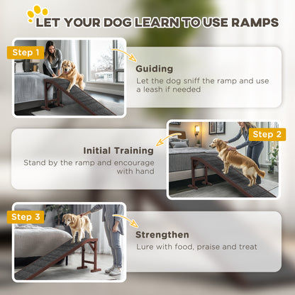 Rampe pour animaux bois de pin antidérapante