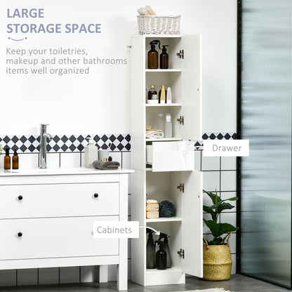 Armoire salle de bain haute portes ajustables