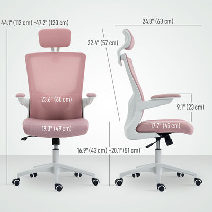 Chaise de bureau ergonomique avec support lombaire réglable