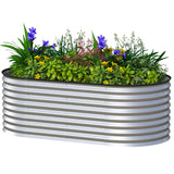Bac de jardin surélevé galvanisé 152 x 76 x 61 cm