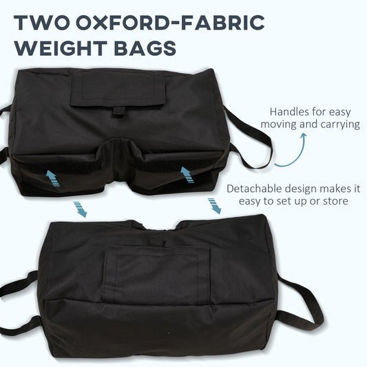 Sacs lestés pour parasol de patio, lot de 2