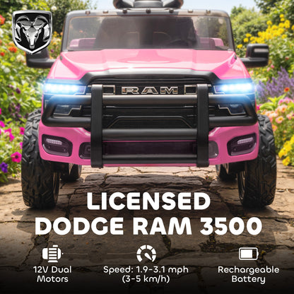 Voiture électrique enfant Dodge RAM 3500 télécommandée 12V