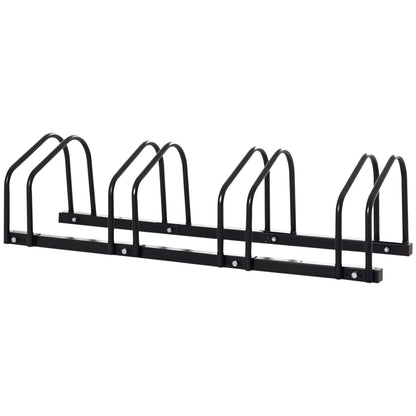 Support à vélos en acier pour 4 vélos