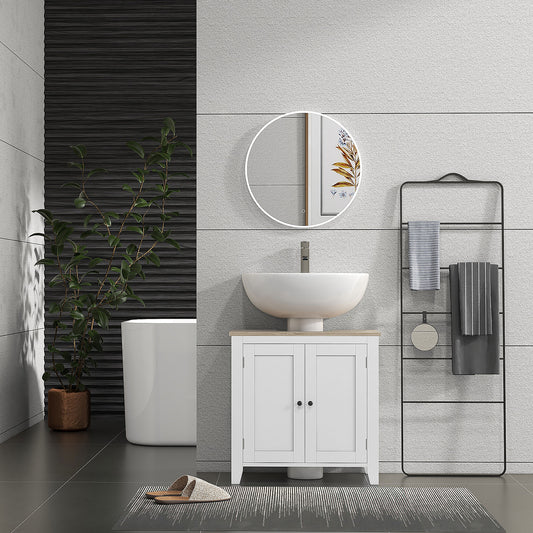 Meuble-lavabo de salle de bains en bois
