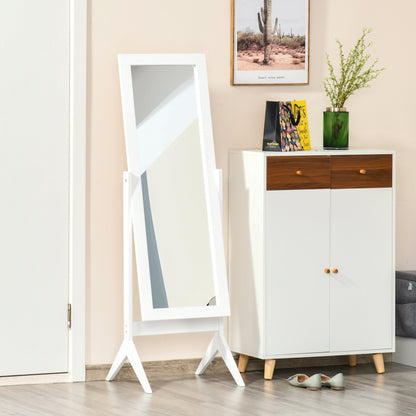 Miroir sur pied pleine longueur inclinable