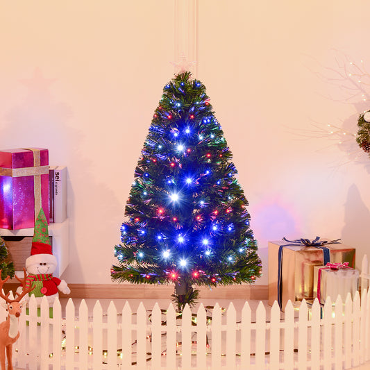 Arbre de Noël artificiel lumineux et optique prééclairé