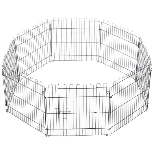Parc pour chien octogonal 8 panneaux pliable