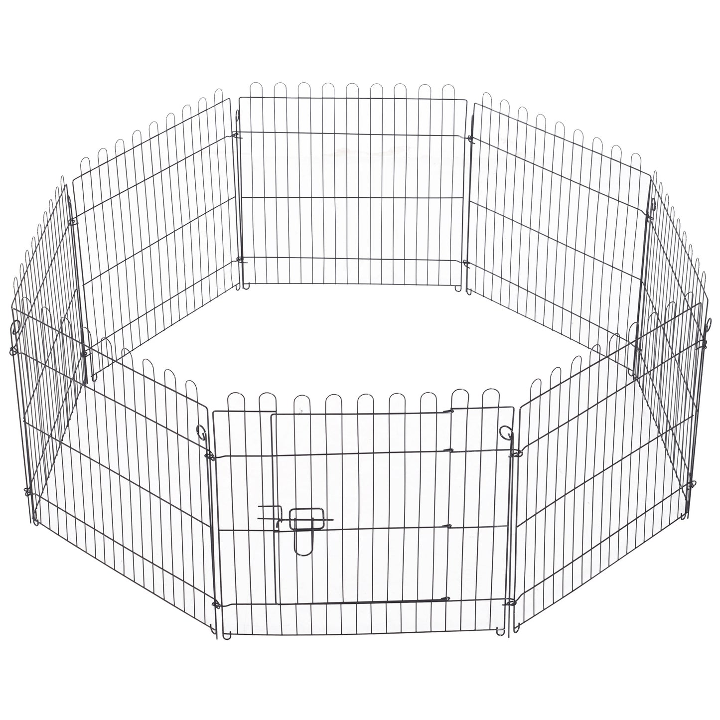 Parc pour chien octogonal 8 panneaux pliable