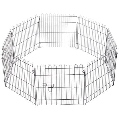 Parc pour chien octogonal 8 panneaux pliable