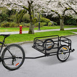 Remorque vélo cargo pliable en acier