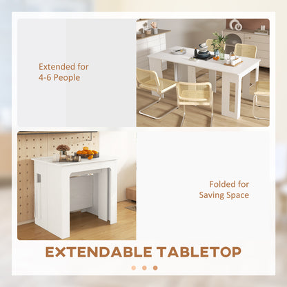 Table à manger extensible 60-180 cm pour 6-8 personnes