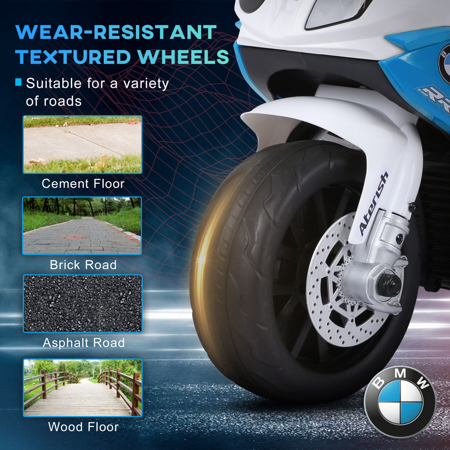 Moto électrique BMW S1000RR pour tout-petits 18-36 mois
