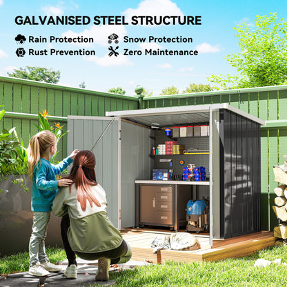 Remise de jardin métallique 5x3 double porte