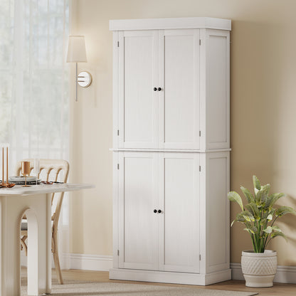 Garde-manger cuisine 184cm 4 portes 6 tablettes